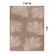 World Rug Gallery Contemporary Palm Leaves Textured Flat Weave Indoor/Outdoor Area Rug 7'10''X10' Brown 111BROWN8X10 - alternate 6